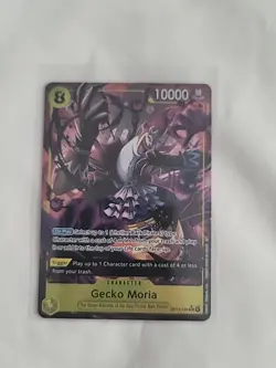 Gecko Moria - OP14-104 (Alternate Art) - The Azure Sea's Seven (OP14 - Image 1