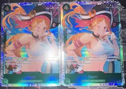 Nami SR’s Foil OP14-031 The Azure Sea’s Seven One Piece (LOT OF 2) - Image 1