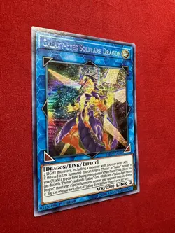 YuGiOh! Galaxy-Eyes Solflare Dragon - MP19-EN188 - 1st Ed. Prismatic Secret Rare - Image 2