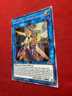 YuGiOh! Galaxy-Eyes Solflare Dragon - MP19-EN188 - 1st Ed. Prismatic Secret Rare - Image 3
