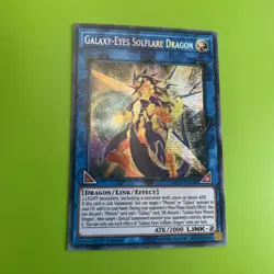 Yugioh Card Galaxy-Eyes Solflare Dragon 1st Ed MP19-En188 More In Store - Image 1
