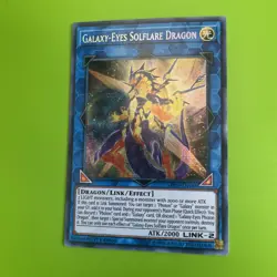 Yugioh Card Galaxy-Eyes Solflare Dragon 1st Ed MP19-En188 More In Store - Image 2