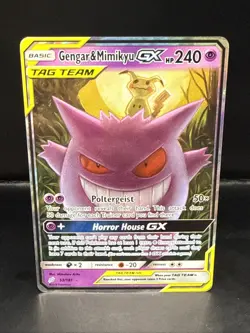 Pokemon TCG: Gengar & Mimikyu GX 53/181 Sun & Moon Team Up 2019 - Image 1
