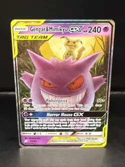 Pokemon TCG: Gengar & Mimikyu GX 53/181 Sun & Moon Team Up 2019 - Image 2