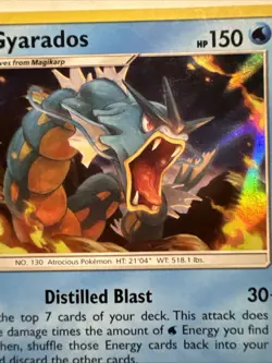 Pokemon TCG Gyarados 30/181 Holo Rare Sun Moon Team Up - Image 2