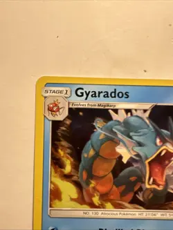 Pokemon TCG Gyarados 30/181 Holo Rare Sun Moon Team Up - Image 3