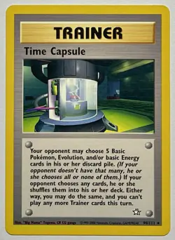 Time Capsule 90/111 (MP) Unlimited Rare Neo Genesis 2002 WOTC Pokemon Card - Image 1