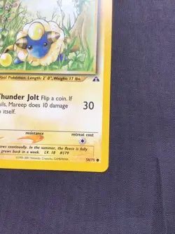 Pokemon Cards: 1st Edition Neo Discovery Common: Mareep 58/75 - Image 4