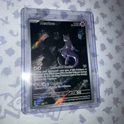 Pokemon TCG Mewtwo #52 Black Star Promo Holo Rare Card 151 UPC NM - Image 1