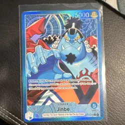 One Piece CCG Jinbe Leader Foil OP14-040 English Card OP14 - Image 1