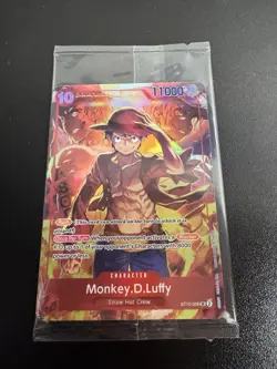 Monkey.D.Luffy (Treasure Booster Set) ST10-006 One Piece Promo Card SEALED - Image 5