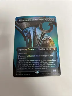 Mikaeus The Unhallowed Borderless Foil Card #0675 MTG LP - Image 1