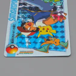 Pokemon Card Ash firends Pikachu BANDAICarddass Movie 1 1998 NM-EX Japanese n550 - Image 3