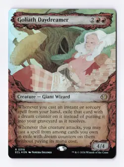 Goliath Daydreamer (Showcase) (Foil) 0316 (R) MTG Lorwyn Eclipsed (ECL) - Image 1