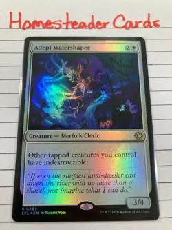 Adept Watershaper Lorwyn Eclipsed Foil ECL #0003 NM MTG Magic - Image 1