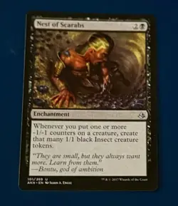 Nest of Scarabs, Amonkhet, Enchanment, Regular, Magic: The Gathering - Image 1