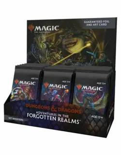 Set Booster Box 30 Ct Adventures in The Forgotten Realms AFR MTG 7/23 630509982875 - Image 1