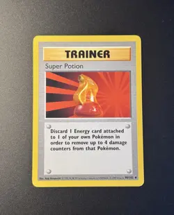 Pokemon Super Potion Shadowless Base Set 90/102 Vintage WOTC 1999 - Image 1