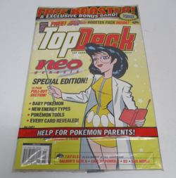 Sealed Feb 2001 TOPDECK Magazine # 15 w/ POKEMON Team Rocket Pack (CM-3115) - Image 1
