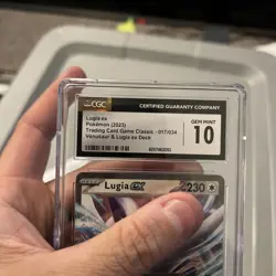 Lugia ex 2023 Pokemon TCG Classic Holo Venusaur Deck Holo #017 CGC 10 GEM MINT - Image 4