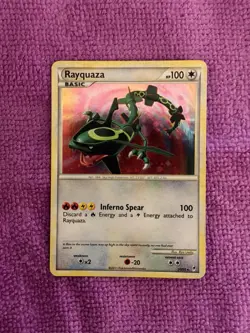 Pokemon TCG Rayquaza Call of Legends 20/95 Holo Holo Rare - Image 1
