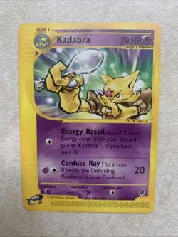 Kadabra 84/165 Uncommon Expedition Base Set Pokemon - Image 1