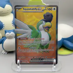 Pokemon TCG Squawkabilly EX 247/193 Holo Full Art Rare Paldea Evolved Near Mint - Image 1