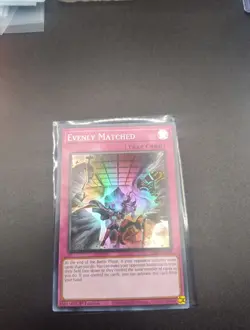 Evenly Matched - SDBT-EN038 - LP+ - 1st Ed - Super Rare - Yugioh - Image 2