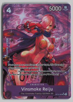 Vinsmoke Reiju (Alt Art) OP12-063 SR Legacy of the Master - ONE PIECE TCG - Image 1
