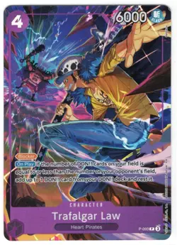 One Piece Trafalgar Law P-093 (Illustration Box 6) Alt Art Promo - Image 1