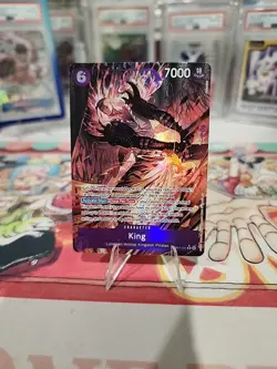 One Piece OP14 The Azure Sea’s Seven - King EB04-031 R Alternate Art ENGLISH - Image 1