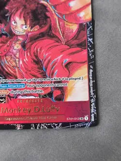 One Piece Monkey D. Luffy ST01-012 OP05 ENG, NEAR MINT+ - Image 5