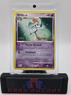 Pokemon Card Kirlia 53/132 Staff Stamp Prerelease Pre-Release Promo LP - Image 1