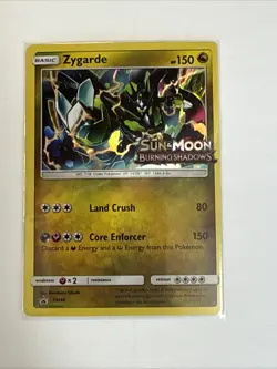 Zygarde SM48 Burning Shadows Prerelease Black Star Promo Holo Pokemon TCG NM/LP - Image 1