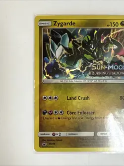 Zygarde SM48 Burning Shadows Prerelease Black Star Promo Holo Pokemon TCG NM/LP - Image 3