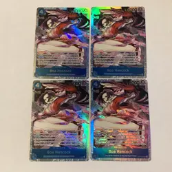 4x Playset ST17-004 Boa Hancock SR One Piece TCG ST17 Starter Deck English - Image 1