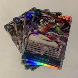 4x Playset ST17-004 Boa Hancock SR One Piece TCG ST17 Starter Deck English - Image 2