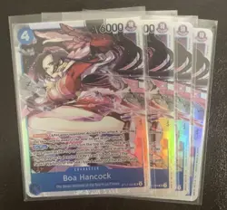 4x Playset ST17-004 Boa Hancock SR - One Piece TCG - ST17 Starter Deck English - Image 1