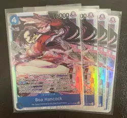 4x Playset ST17-004 Boa Hancock SR - One Piece TCG - ST17 Starter Deck English - Image 1