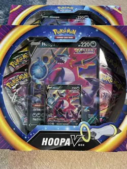 Pokemon TCG Hoopa V Box New Sealed Lot Of 2 - As Is - Some Box Creasing - Image 2