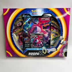 Pokemon TCG: Hoopa V Box Brand New Factory Sealed Slightly Damaged Box - Image 1