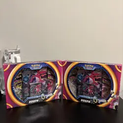 2x Pokemon TCG: Hoopa v Box BRAND NEW Sealed - Fusion Strike + Evolving Skies - Image 1