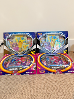 ✅ Pokemon TCG: Hoopa V Box (x2) & Pikachu V Box (x2) - Sealed & New ✅ - Image 1