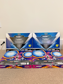 ✅ Pokemon TCG: Hoopa V Box (x2) & Pikachu V Box (x2) - Sealed & New ✅ - Image 2