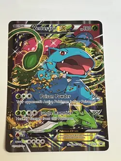 Pokemon TCG Venusaur EX XY123 Black Star Promo NM JUMBO card - Image 1