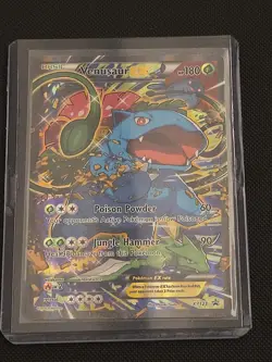 Venusaur EX XY123 Black Star Promo Full Art Standard Size Pokemon Card NM/LP - Image 1