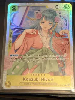 Kouzuki Hiyori OP06-106 SR Wings Of The Captain One Piece TCG NM - Image 1