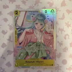 One Piece TCG Kouzuki Hiyori OP06-106 SR Wings of the Captain Foil NM - Image 1