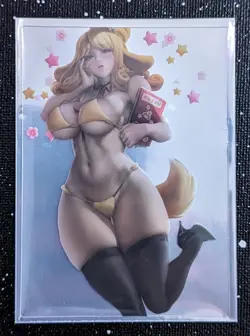 Goddess Story || ACG-SAC Isabelle Clear Plastic Card || Animal Crossing - Image 2