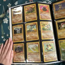 Old Vintage Wotc Pokemon Tcg Binder Bundle Joblot X100 Cards - Image 4